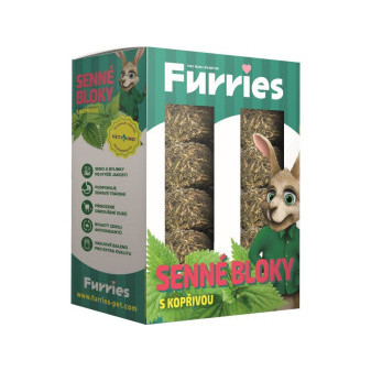 Furries bloki siana z czeskich łąk z pokrzywą 800g
