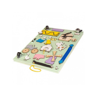 Aga4Kids Tablica edukacyjna dwustronna Farma Kolorowa MT16