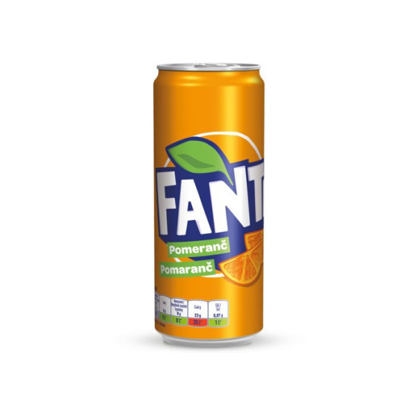 Fanta pomarańczowa puszka, 330ml