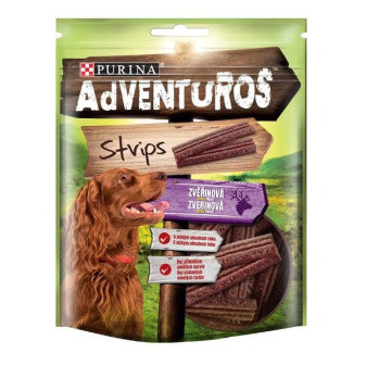 ADVENTUROS Snack Strips zverina 90g