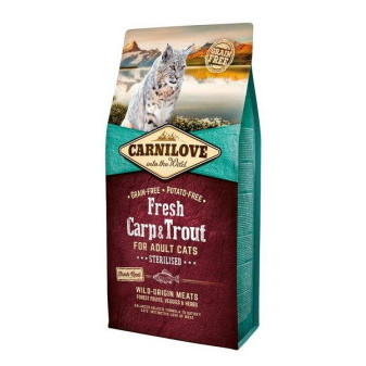 Carnilove Cat Fresh Karp & Pstrąg Sterylizowane 6kg