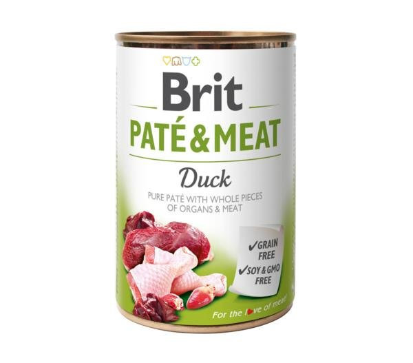 Pasztet Brit & Mięso z Kaczki w puszce 400g