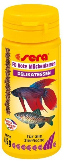 Sera czerwone larwy komara FD Rote Mückenlarven (Red Bloodworms) 50ml Natura