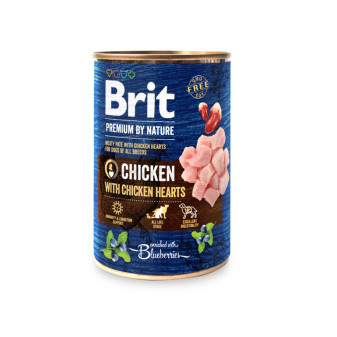 konserwa Brit Premium by Nature Kurczak z Sercami 800 g