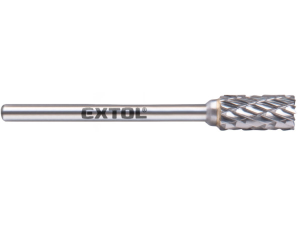 frez węglikowy, cylindryczny z zębami przednimi, ?6x13mm, ?trzpień 3mm, średnie cięcie (podwójne cięcie)