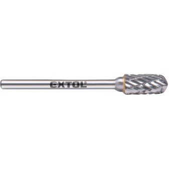 frez węglikowy, cylindryczny z końcówką kulistą, ?6x13mm, ?trzpień 3mm, średnie cięcie (podwójne cięcie)