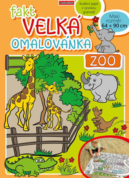 Naprawdę duża kolorowanka - ZOO