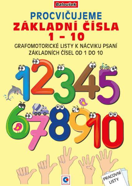 Arkusze ćwiczeń - A4 - Ćwiczenie podstawowych liczb 1-10