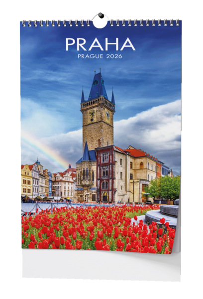 Kalendarz ścienny - Praga - A3
