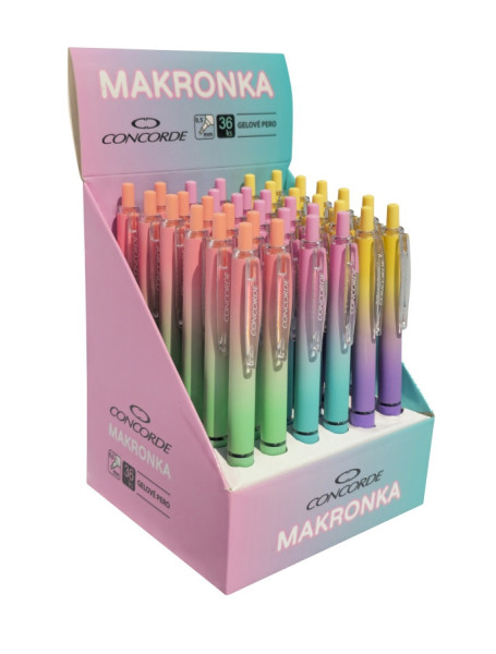 Długopis żelowy CONCORDE Macaron 0,5 mm A4699
