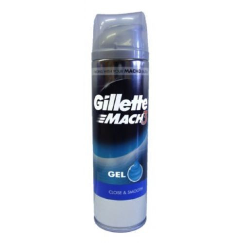 Gillette Mach3 Close Gładki żel do golenia 200 ml
