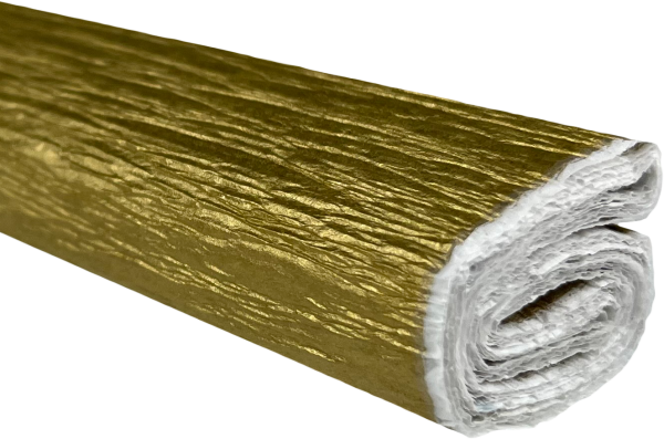 Papier krepowy złoty 0,5x2m C40 28 g/m2