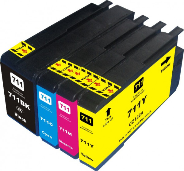 Alternative Color X CZ132A (nr 711 Y) - atrament żółty do HP Designjet T120/520, 30ml