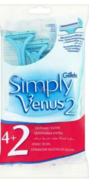 Maszynka do golenia Gillette Venus 2 4+2 szt