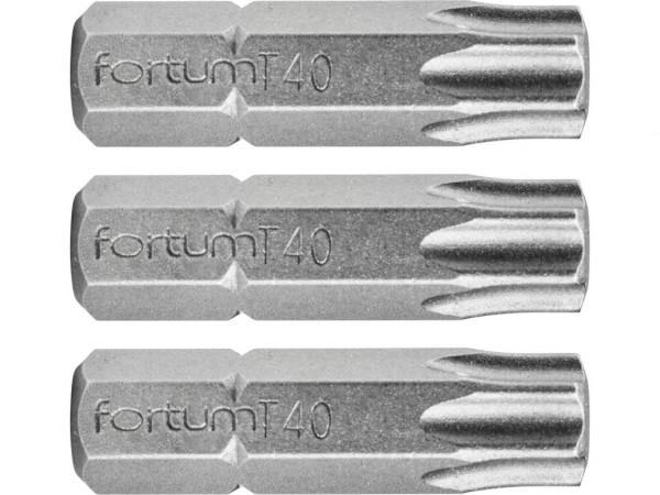 Końcówka TORX, zestaw 3 szt., T 40x25mm, S2