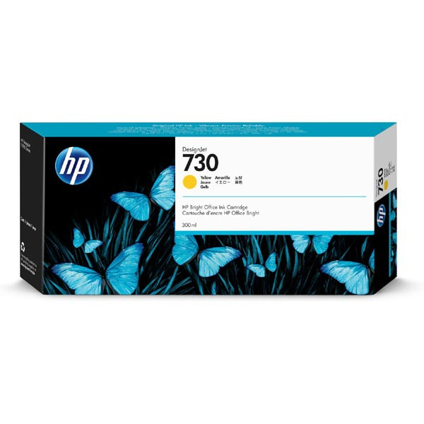 Oryginalny tusz HP P2V70A, HP 730, żółty HP Seria drukarek HP DesignJet T1700 44, T1700d