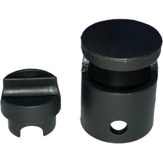 Czapka Aga Inner mesh z kółkiem Czarna