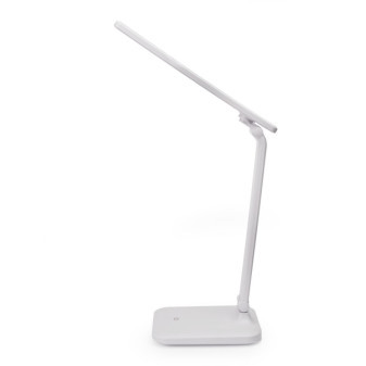 Lampa stołowa LED Platinet Remus 5W ściemnialna, sterowanie dotykowe, ładowanie bezprzewodowe, port USB