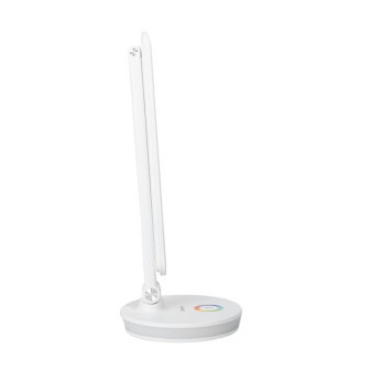 Lampa stołowa LED Platinet 12W ściemniana, sterowanie dotykowe, port USB, biała