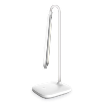 Lampa stołowa LED Platinet 5W ściemniana, sterowanie dotykowe, zintegrowana bateria 2400mAh, biała