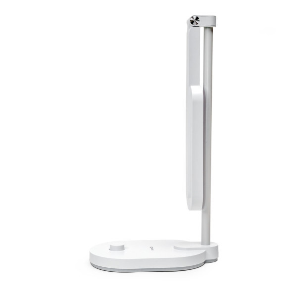 Lampa stołowa LED Platinet Luna 10W ściemnialna, port USB, biała