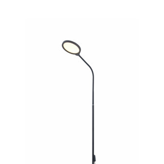 Lampa podłogowa LED Platinet 10W ściemnialna 2w1, czarna