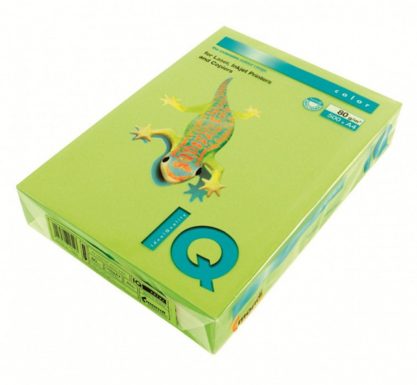 Papier kolorowy IQ MA42 - A4 80g może zielony intensywny 500 arkuszy
