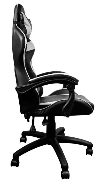 Fotel gamingowy Aga MR2080 czarno-biały