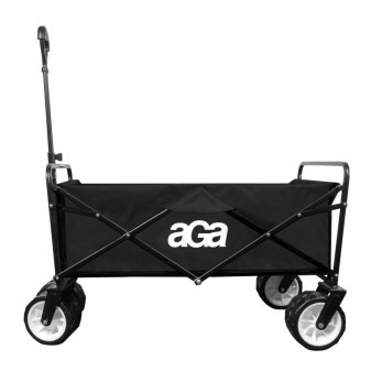 Wózek transportowy Aga składany MR4611-czarny