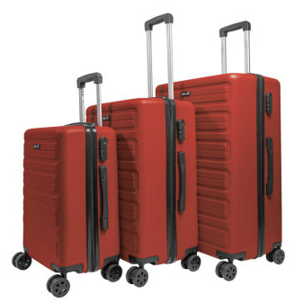 Zestaw walizek podróżnych Aga Travel MR4657 czerwony