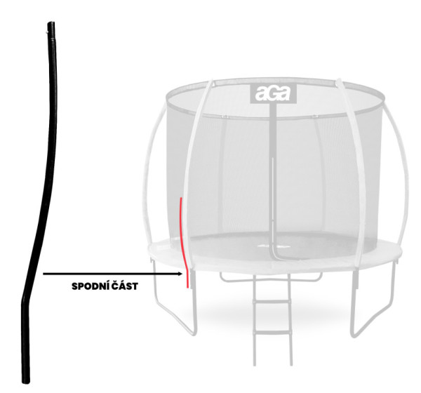 Drążek do trampoliny Aga EXCLUSIVE 180/250/305/366 cm - część dolna
