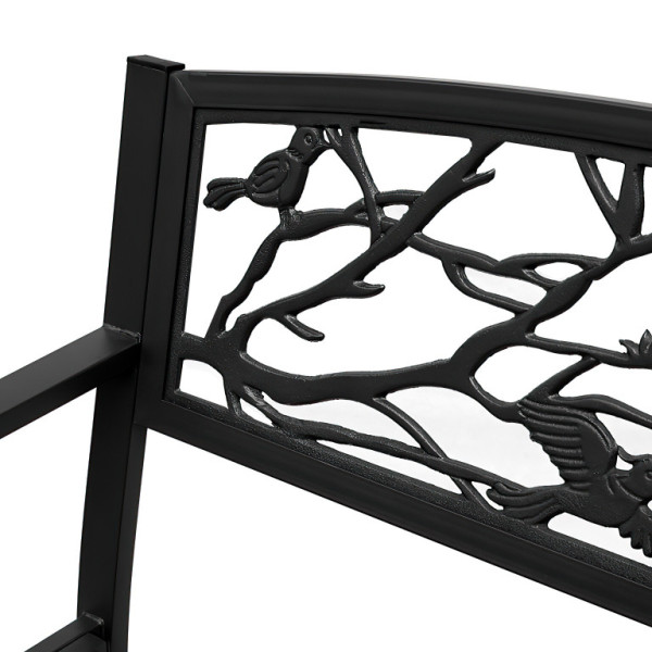 Ławka ogrodowa Aga Metal MR2005 127x60x87 cm