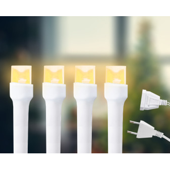 Aga kurtyna świetlna świąteczna 500 LED ciepła biel