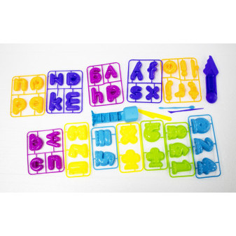 Aga4Kids Kinetyczny piasek Cyfry + Litery + Foremki