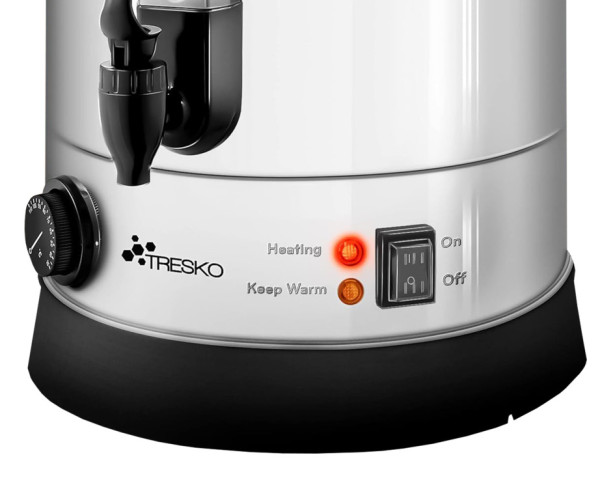 Garnek do grzanego wina Tresko 6,8 l srebrny