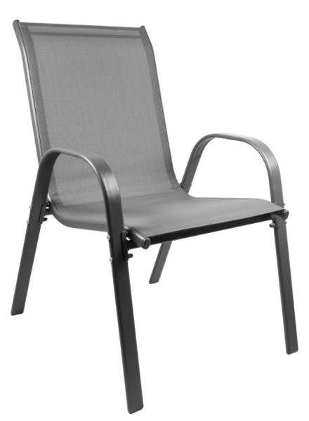Aga 4x Krzesła ogrodowe MR4400GY-4 Szare