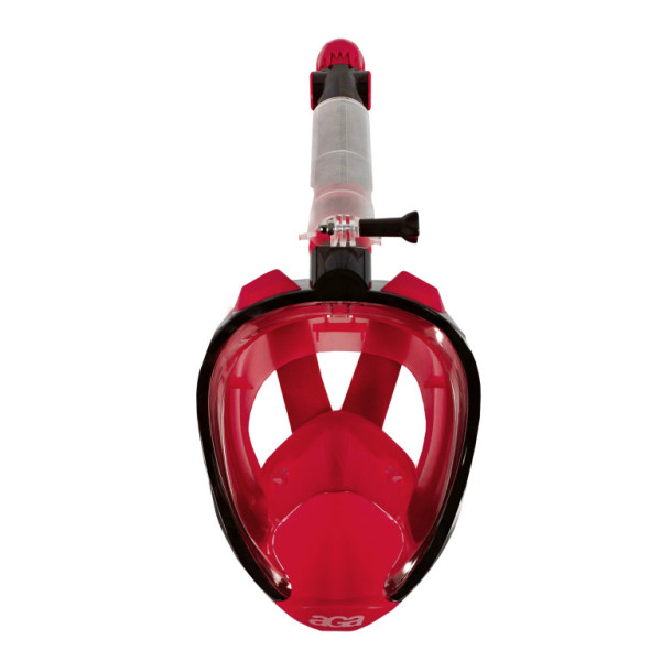 Aga Full Face Snorkeling Mask L/XL Czerwona