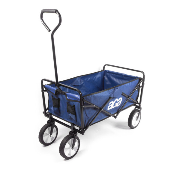 Wózek transportowy Aga składany MR4610 niebieski