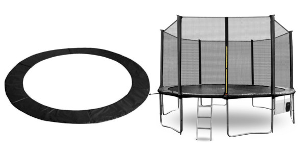 Aga Pokrowiec na trampolinę EXCLUSIVE 430 cm Czarny