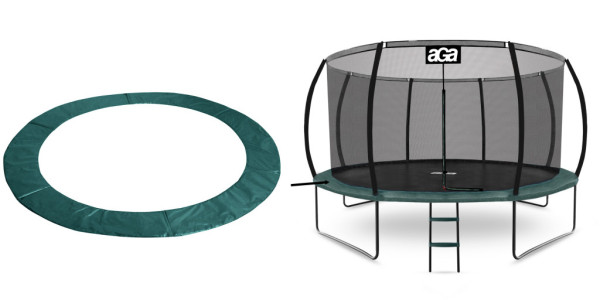 Pokrowiec Aga Spring na trampolinę EXCLUSIVE 500 cm Ciemnozielony