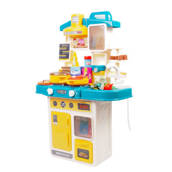 Aga4Kids Kuchnia plastikowa MR6132 Żółto/Niebieska