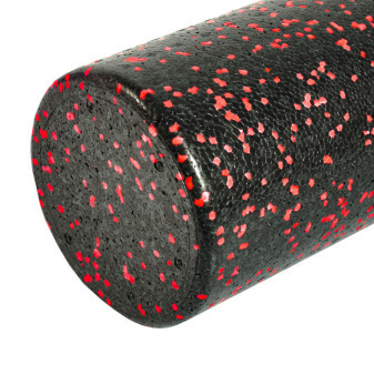 Wałek do masażu Aga 15x45 cm DS616 Czarny/Czerwony