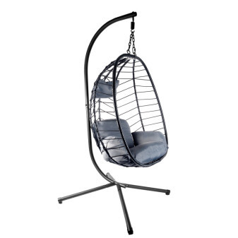 Fotel wiszący Aga MR4259 Szary