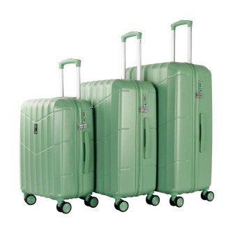 Zestaw walizek podróżnych Aga Travel MR4669 Zielony
