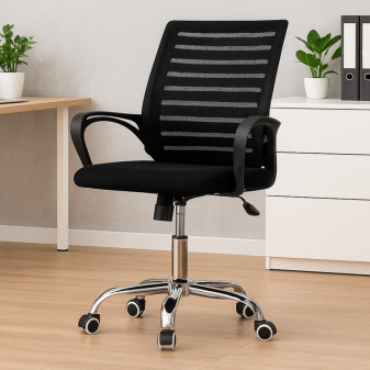 Fotel biurowy Aga DS5004 czarny
