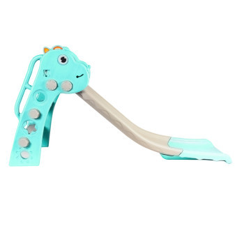 Aga4Kids Zjeżdżalnia z Uchwytem 130 cm DS3701 Jasnoniebieski