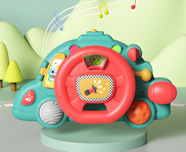 Aga4Kids Interaktywna kierownica z dinozaurami
