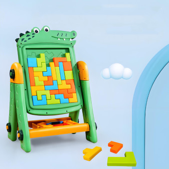 Aga4Kids Tablica do rysowania dla dzieci 2w1 Zielona