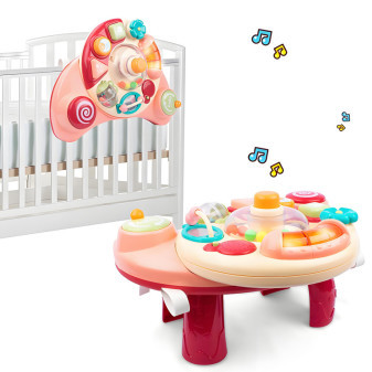 Aga4Kids Interaktywny Stół dla Dzieci Różowy