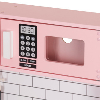 Aga4Kids Drewniana Kuchnia Dziecięca MR6160 Różowa